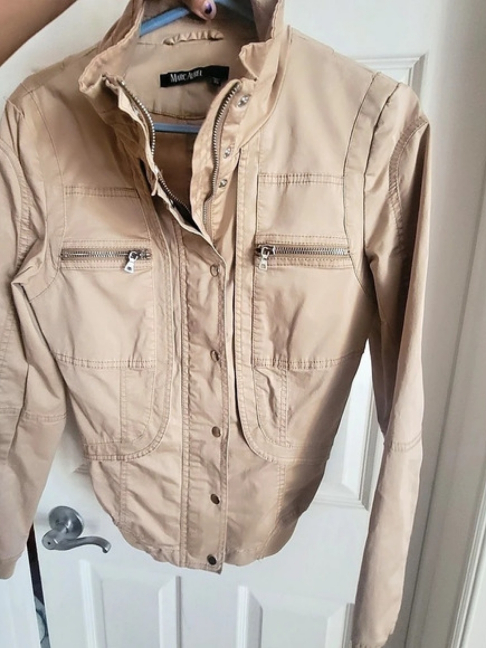Marc Aurel Utility Jacket in Beige Size 36